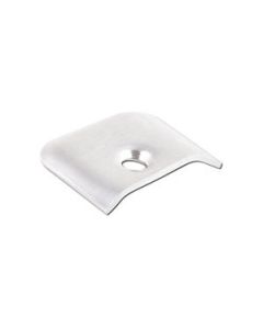 Side Molding End Cap; Mill; Aluminum; 10 Per Carton