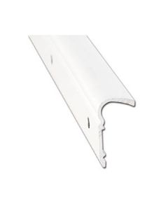 Trim Molding; Non-Insert Roof Rim Type; 1-1/8 Inch Height x 1/2 Inch Width x 6 Foot Length; Black; Aluminum; Single