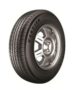 Tire/ Wheel Assembly; KR03; 14 Inch Diameter x 6 Inch Width/ 5 x 114.3 Millimeter/ 5 x 4.50 Inch Bolt Pattern; 2 Piece Welded Steel Construction/ Painted/ White With Stripe; ST205 x 75R14; 1 Year Worry-Free Tire Warranty; Trailer; Radial; Black Sidewall; 