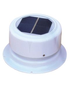 White Mini Solar Plumbing Vent