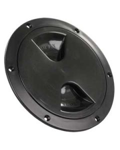 Access/Deck Plate, 4" Black
