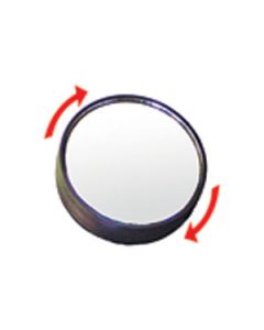 Mirror, 3-3/4'' Round Adjustable, Stick On
