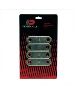 Leaf Spring Shackle; 3.12 Inch Hole To Hole x 4.38 Inch Long; Set Of 4
