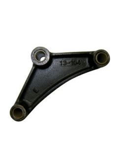 Leaf Spring Equalizer; For 5-3/4 Inch Wide Double Eye Leaf Spring; Triangular Rocker Type Arm; Dual/ Triple Axle Trailers; With Nylon Bushing; 9/16 Inch Hole Diameter x 2 Inch Height

