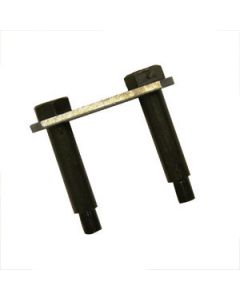 Leaf Spring Shackle Plate; 2 Holes Per Plate; 2-1/4 Inch Length Hole Center To Hole Center; Standard Duty; Single