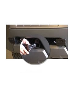 Vehicle Baseplate; EZ4 Series; Removable Tabs; Without Safety Cable Hooks; With Two 1/2 Inch x 4-1/2 Inch Bolt/ Two 1/2 Inch Lock Washer/ Two 1/2 Inch Hex Nut/ Two 10 x 3/4 Inch Self Tapping Screw/ Two 1/2 Inch Plate Washer/ Two Side Arm/ One Wire Plug Pl