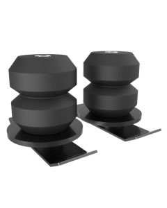 Helper Spring Kit; SES (Suspension Enhancement Systems); Rubber Spring; Frame Mount; 3,000 Pound Weight Capacity Per Set (Not To Exceed The Gross Vehicle Weight Of The Vehicle); AEON Hollow Rubber; With Helper Springs/ Brackets/ Hardware
