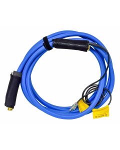 Fresh Water Hose; Heated; 1/2 Inch Internal Diameter; 160 PSI; 25 Foot Length; Suitable For Drinking Water; BPA/ Phthalate And Lead Free; Blue; With Zippered Insulation Cuffs At Each End
