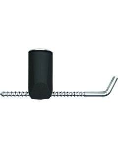 Trailer Coupler Lock; Pin Type; Fits Couplers From 1/2 Inch To 3-3/8 Inch Size; Black/ Silver; Stainless Steel Pin; Single; Opens With Vehicle Ignition Key

(CLAMSHELL)90-14 CHRYSLER/DODGE/JEEP VEHICLES COUPLER PIN LOCK
