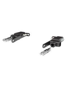 Blue Ox 69-8402 Vehicle Baseplate; Removable Tabs; Single Lug; With Safety Cable Hooks