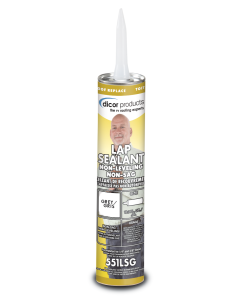 Roof Sealant; Use To Create A Watertight Seal Along Roof Edges/ Air Vents/ Vent Pipes And Screw Heads; Compatible With EPDM (Ethylene Propylene Diene Monomer)/ Dicor Diflex II And Britek TPO (Thermoplastic Olefin) Roofing; Non-Sag Paste; Gray; 10.3 Ounce 