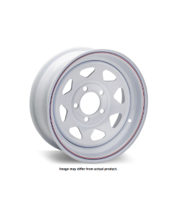 13 x 4.5 Spoke 5H-4.5 White STR