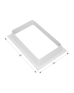 Skylight Garnish SL1422, 16 x 24 Outside dimension W/5 Trim Height