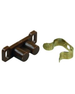 Door Catch; Use To Keep Cabinet Doors Closed; Barrel Catch Type; With Mounting Screws/ Metal Clip; Set Of 6