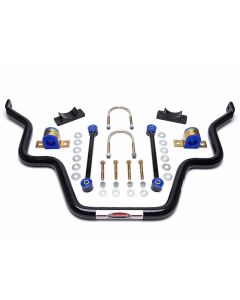 Stabilizer Bar; 1-1/2 Inch Rear Bar Diameter; Cadmium Plated; Chromoly Steel; With Bolts/ Nuts/ Washers/ Poly Bushings/ Bracket End Link/ Locknut/ Spacer Plate/ Grommet Link/ Saddle Bracket/ Aqua Lube Grease; Refer To Roadmaster Application Guide For Prop