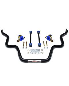 Stabilizer Bar; 1-1/2 Inch Rear Bar Diameter; Vertical Forged Ends; Cadmium Plated; Chromoly Steel; With Bolts/ Nuts/ Washers/ Poly Bushings/ End Link/ Sleeve/ Saddle Bracket/ Aqua Lube Grease; Refer To Roadmaster Application Guide For Proper Fitment