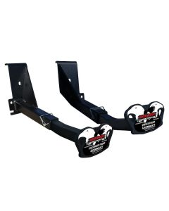 Camper Tie Down; Talon; Frame Mount; No Drilling Required; Powder Coated; Black; Aluminum; Set Of 2