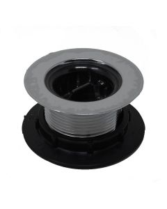 Sink Strainer; Fits 2-1/2 Inch Drain Outlet; ABS Plastic; Screw-In Style