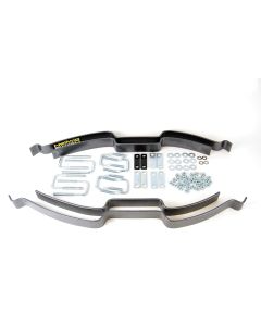 Hellwig 95-4717 Helper Spring Kit; Pro Series ™; Leaf Spring Design; Rear Upper; 2500 Pound Load Capacity; Steel; With Silent Ride Bushings/ 2 Springs/ U Bolts/ Hardware
