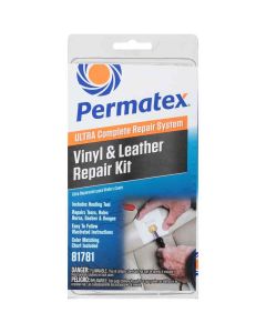 Vinyl Repair Kit; Ultra Series; Use To Repair Cracks/ Tears/ Holes/ Burns In Dashboards/ Vinyl And Leather Upholstery/ Vinyl Tops/ Marine Upholstery And Luggage; Single; With Electric Heat Tool/ 7 Intermixing Colors Of Repair Compound/ Clear Vinyl Adhesiv