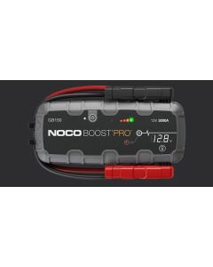 Battery Portable Jump Starter; Boost Pro; 12 Volt Batteries; 3000 Amp Peak; One USB Port For Charging Smartphones And Tablets; Up To 20 Jump Starts Per Charge; With Reverse Polarity Protection; With Ultra-Bright 10 LED Flashlight With 7 Modes; With HD Cla