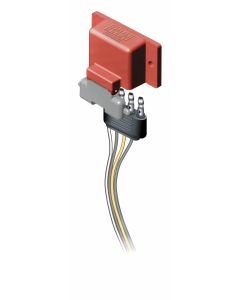 Trailer Wiring Connector Cover; For Use With 4-Way Flat Connector; With Two Self Tapping Screws
