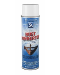 Rust Converter; 3X Chemistry; Used As Rust Neutralizer And Converts Rusted Surface To A Dark And Protective Polymeric Coating; Spray On; 16 Ounce Aerosol; Single
