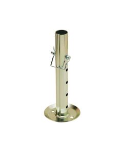 REPLACEMENT PART, REMOVABLE DISC FOOT W/SNAPPER PIN FOR BULLDOG POWERED DRIVE TONGUE JACK 4,000 LBS.
