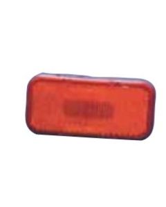 Lens Only, Red Clearance Light
Mounting screws are concealed beneath cover. Waterproof socket. SAE Approved. Dimensions: 3 7/8" x 1 7/8" x 1 3/4"

