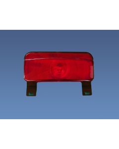 Tail Light W/License Plate Bracket, Red Lens with Black Base
