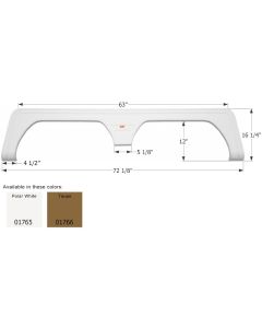 FENDER SKIRT, TANDEM, KEYSTONE, FS1765, TAUPE
