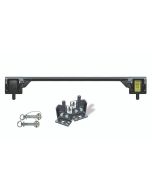 Tow Bar Quick Disconnect Cross Bar; Base Bar Assembly For Roadmaster Tow Bars; Use With All Roadmaster Tow Bars Except Part Number 020; Bolt On; Black; Single; Includes Both Car And Motor Home Side Quick Disconnects/ Cross Bar/ Two Linch Pins And Two Base