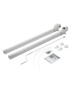 Awning Arm; Solera; For Patio Awnings; For Use On Coaches With Straight Sides; Manual; 69 Inch Tall Arm Size; White; With Crank; 2 Position Pitch; Full Set
