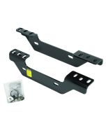 Fifth Wheel Trailer Hitch Mount Kit; Custom Quick; 2 Brackets; Bolt-On; No Drill; Includes Hardware/ Without Rails
