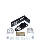 Steering Stabilizer Bracket; With 1 Chassis Bracket/ 1 Tie Rod Bracket/ Four 10 Millimeter Flat Washer/ Four 3/8 Inch Lock Nuts/ Two 3/8 Inch U-Bolts/ Two 1/2 Inch x 3 Inch Hex Bolts/ Two 1/2 Inch Lock Nuts/ Four 1/2 Inch Flat Washer; Refer To Roadmaster 