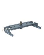 Gooseneck Trailer Hitch; Turnover Ball Gooseneck; Direct-Fit; 30000 Pound Weight Carrying Capacity; Under Bed; Stow-A-Way Ball; Includes Side Plates/ Cross Members/ Mounting Hardware/ Center Section/ 2-5/16 Inch Ball/ Release Handle/ Safety Chain and U-Bo