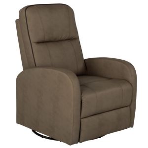 Chair; Thomas Payne Furniture; Swivel Pushback Recliner; 28 Inch Width x 34 Inch Depth x 41 Inch Height Overall; 64 Inch Reclining Depth; 21 Inch Width x 21 Inch Depth x 19 Inch Height Sitting Surface; Non-Folding; Grummond; PolyHyde® Euro Leather Vinyl W