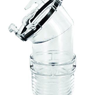 Clearview Adapter, 45°, Threaded, Bulk