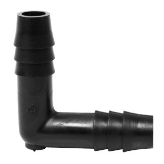 Elbow, 90° 3/8 Barb X 3/8 Barb