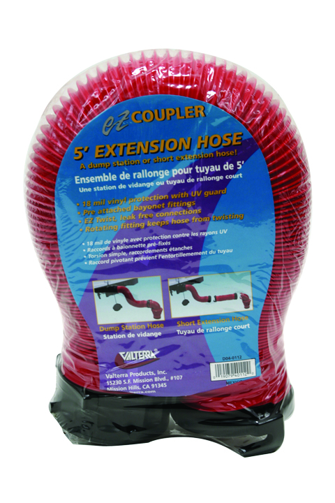 EZ Coupler Extension Hose, 5', Boxed
