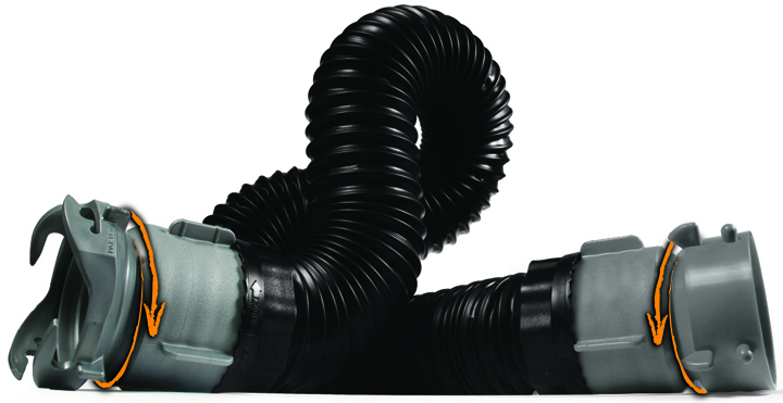 Rhinoextreme 5' Sewer Hose Extension W/ Swivel Bayonet & Lug