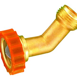 Hose Saver 45° Brass, Carded