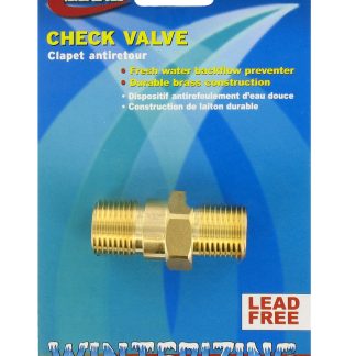 Check Valve, 1/2, Brass, MPT X MPT, Lf, Bulk