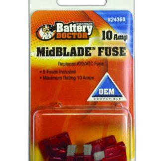 ATO/ATC Standard Blade Fuse-7.5a-Brown-5pcs Retail Pkg