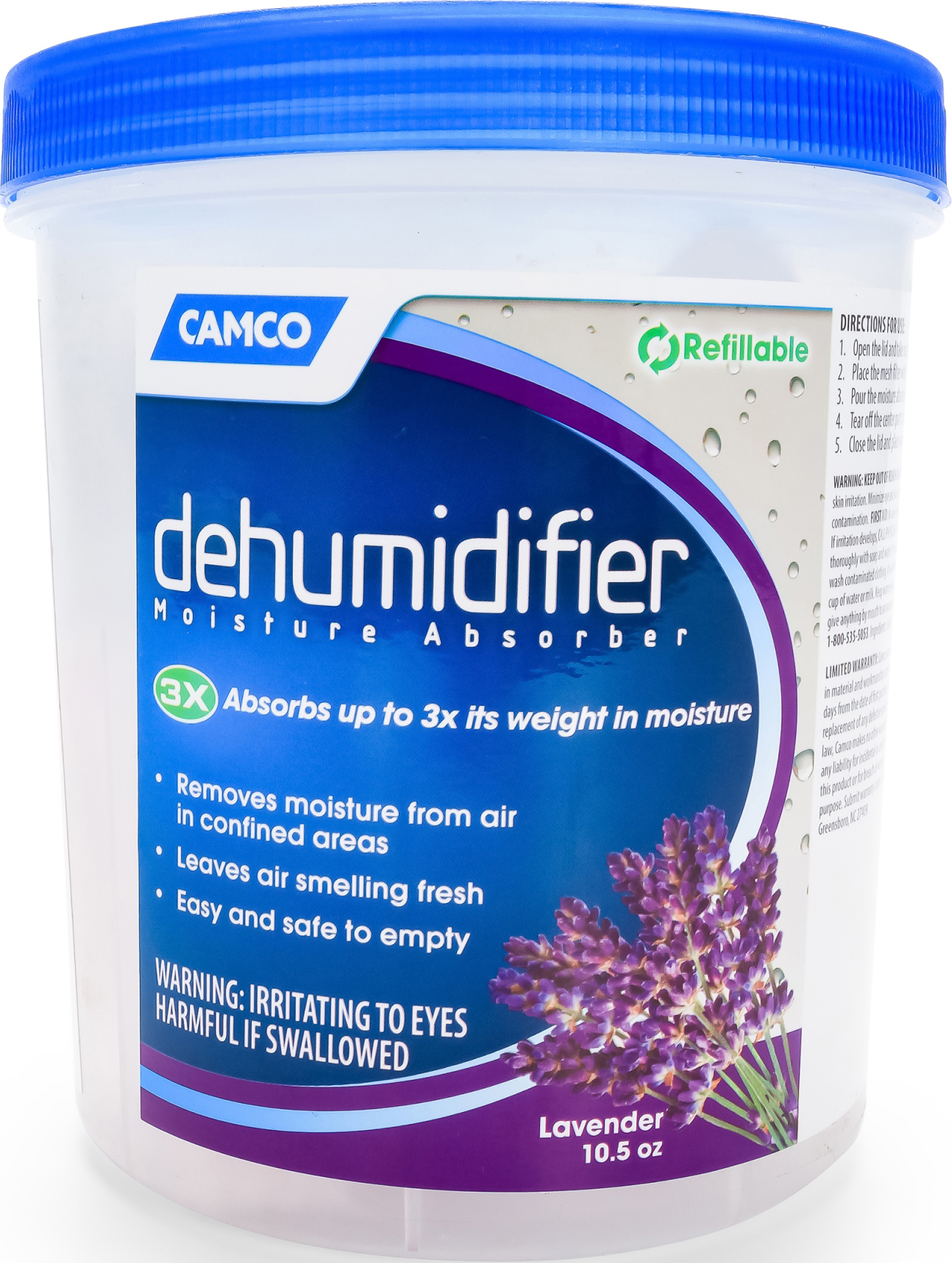 Moisture Absorber 10.5oz, Refillable, Lavender