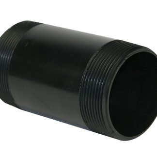 ABS Nipple, 3 X 8, Threaded On Both Ends