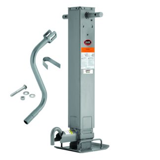 Pro Series™ Weld-On Jack Square Tube, 12,000 Lbs., Sidewind, 12-1/2 Travel, Adjustable Dropleg W/additional Travel Of 13-1/2,