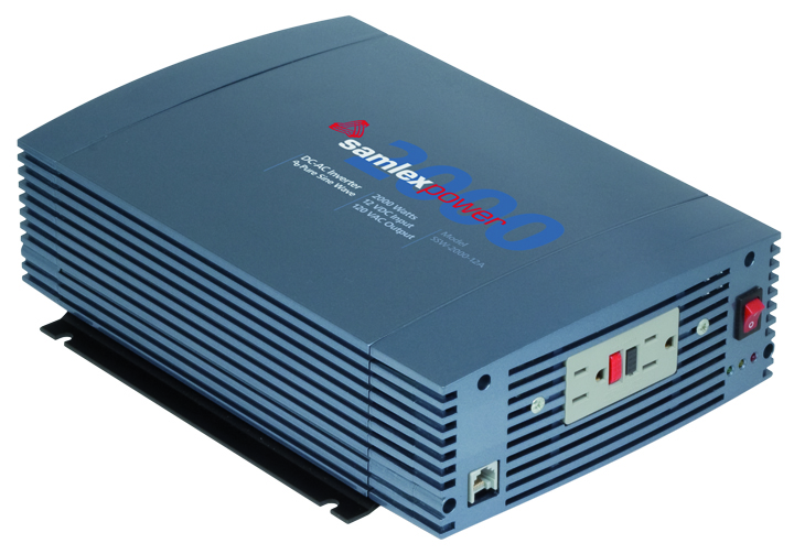 Pure Sine Inverter 2000W, 12V, 120VAC, Includes LCD Remote, ETL Listed