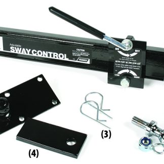 Sway Control Ball Mount Plate With Hole