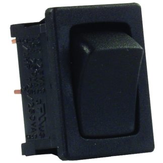 12V Mini-Momentary On/Off Switch, Black